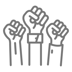 Arms raised icon