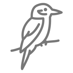 pájaro australiano icono
