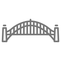 Harbor bridge icon