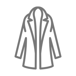 Dress coat icon