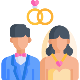 recién casados icono