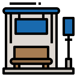 Bus station icon