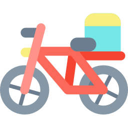 Delivery bike icon