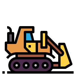 bulldozer Icône