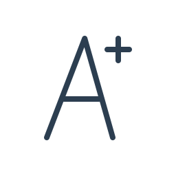 tipografía icono