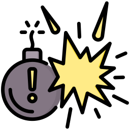 explosivo icono