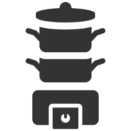 Cooker steamer icon