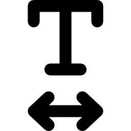 Text width icon
