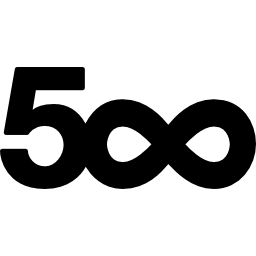 500 pixel icona