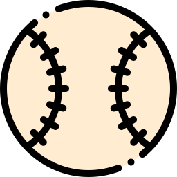 balle de baseball Icône