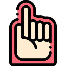Foam hand icon