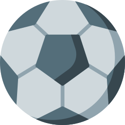 Balón de fútbol icono