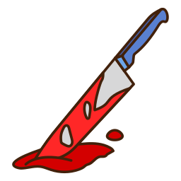 faca sangrenta Ícone