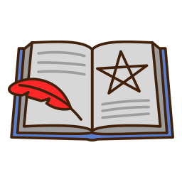 livro mágico Ícone