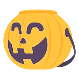 cubo de halloween icono