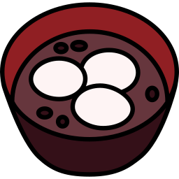 sopa de feijão vermelho Ícone