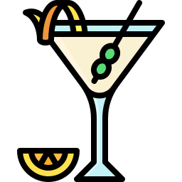 Сухой мартини иконка