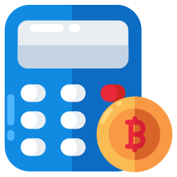 calculadora bitcoin Ícone