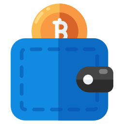 billetera bitcóin icono
