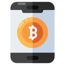 bitcoin en línea icono