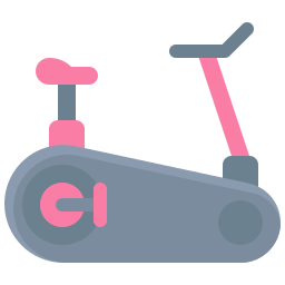 bicicleta de papelería icono