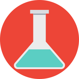 Conical flask icon