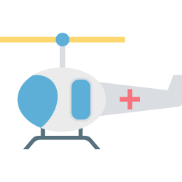 ambulance aérienne Icône