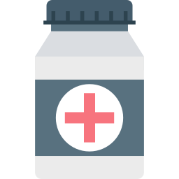 botella medica icono