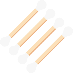 Cotton buds icon