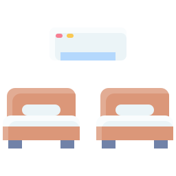 Twin bed icon
