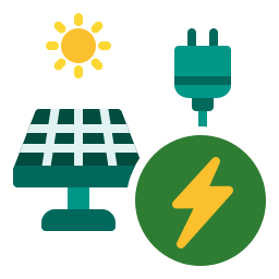 zonne-energie icoon