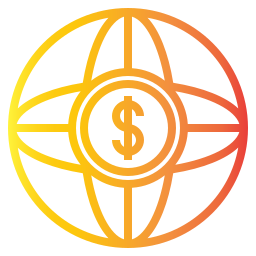 financeiro mundial Ícone