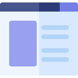 Diseño web icono