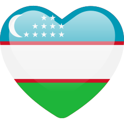 bandera de uzbekistán icono
