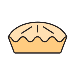 tarte américaine Icône