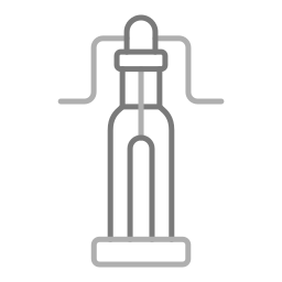 botella con gas icono