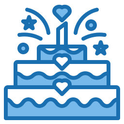 Wedding cake icon