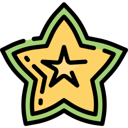 stella di frutta icona