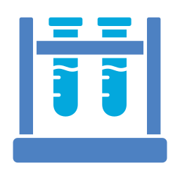 Test tube rack icon