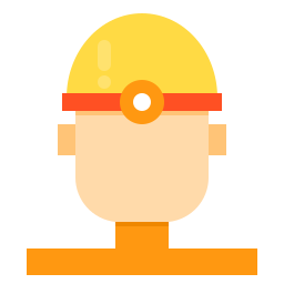 Trabajador de la construcción icono