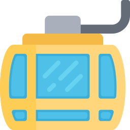 Cabina de teleférico icono