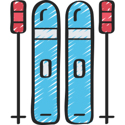 Esquiar icono