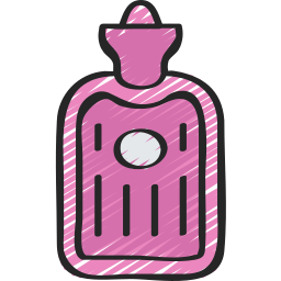 Hot water bottle icon