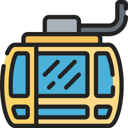 kabine der seilbahn icon