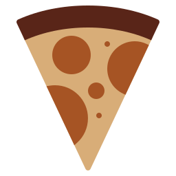rebanada de pizza icono