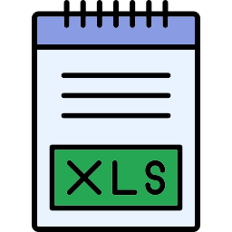 formato de archivo xls icono