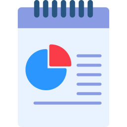 gráfico circular icono