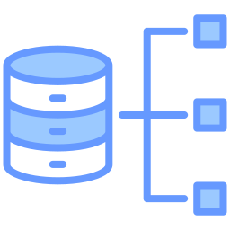 structure de la base de données Icône