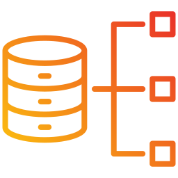 estrutura do banco de dados Ícone