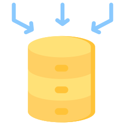 recopilación de datos icono